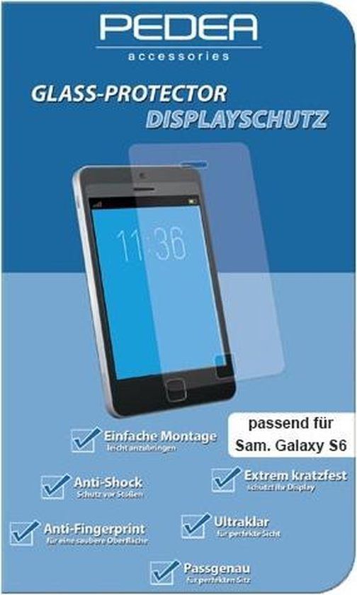 PEDEA Tempered Glass Screen Protector for Samsung Galaxy S6 (1 Piece)