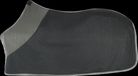 PFIFF Zweetdeken Gekleurde Kraag Zwart-Grijs Polyester Paard 215 cm