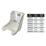 Omp OMPKK0503227 Kart zitting, wit, breedte 27 cm