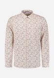 No Excess Overhemd met microprint Lange mouw Katoen/Viscose Regular Fit Lichtroze L