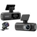 D191 MAX Caméra embarquée double - 4K avant, 1080p arrière, Wi-Fi, vision nocturne - Noir