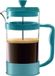 French Press koffiezetapparaat - Hittebestendig Glas Koffiekaraf 1000 ml Aqua
