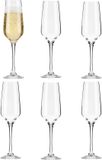 Vicrila Champagneglas - 6x - Noah - gehard glas - 17,5 cl - flutes - prosecco / cava