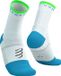 Compressport Pro Marathon Socks V2.0 Unisex White/Norse Blue/Neon Green