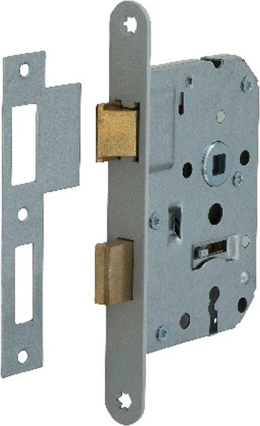 Nemef Insteekdeurslot - Staal Gelakt - Rechts - 1266-4-2 - 50 mm