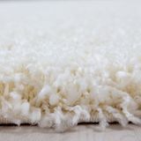 flycarpets Hoogpolig vloerkleed - Crèmekleurig - 80 x 250 cm