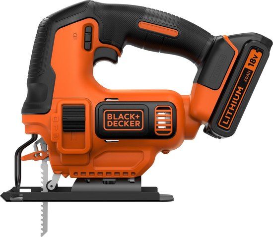BLACK+DECKER BDCJS18 - Decoupeerzaag - 18V - Lithium-Ion (Li-Ion) - Oranje/Zwart