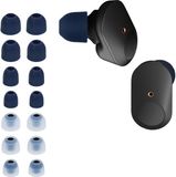kwmobile 14x Reserve covers voor oordopjes geschikt voor Sony WF-1000XM3 / WF-1000XM4 / WF-1000XM5 - 4 maten - Silicone dopjes voor in-ear headphones