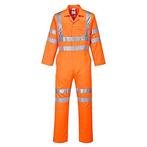 Portwest RT42 Hi-Vis Overall - RIS - Orange - XS