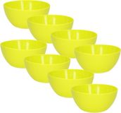 Plasticforte Schaaltjes - 8 stuks - Kunststof - Groen - D14 x H6.5 cm