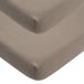 Meyco Hoeslaken Co-Sleeper 50x90 Dark Taupe 2st.