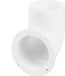 Nuova Rade Connecteur de ventilateur coudé 102 mm blanc