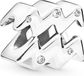 Pandora Sparkling Aquarius Zodiac 798415C01 Zilverkleurig Zirkonia