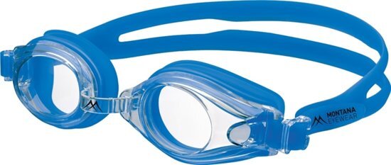 Montana Zwembril blauw/transparant