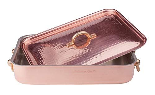 Pentole Agnelli ALCM150M36 Braadpan - Koper - 36 cm - Met Deksel