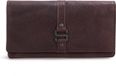 Spikes & Sparrow Spikes and Sparrow Leather RFID wallet - Iowa - Dark brown