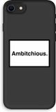 Case Company® - iPhone 8 Case - Ambitchious - Bio-degradable - Back Cover
