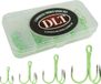 DLT Luminous Treble set 40delig - Maat 10 tot 12- Lichtgevende Dreggen - Incl tacklebox - Roofvissen - Snoek Baars