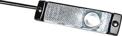 Hella Markeringslicht - 5.1 - 13cm - met Reflector - Helder - Wit - 12V-24V