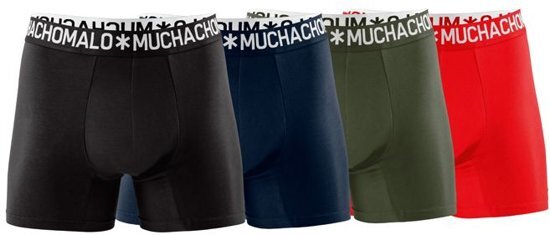 Muchachomalo heren 4pack Light Cotton