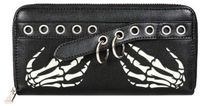 Banned Bonegrip Wallet Dames Portemonnee - Zwart