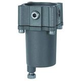 Roestvrij RIEGLER Roestvrij stalen gegoten filter, 1.4401, 25 μm, BG 3, G 1/2, ingangsdruk max. 30 bar, mediumtemperatuur max. 80 graden Celsius.
