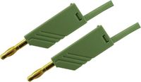 SKS Hirschmann MLN 25/2,5 GN Meetsnoer Banaanstekker 4 mm 25 cm Groen