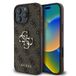 Guess Metal Logo hoesje geschikt voor Apple iPhone 16 Pro - Bruin