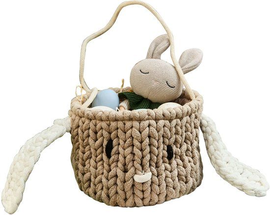 LOBERON Konijnenmand Snugglewood beige/wit