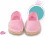 Götz Chaussures Espadrilles Rose pour poupée bébé de 42-46 cm