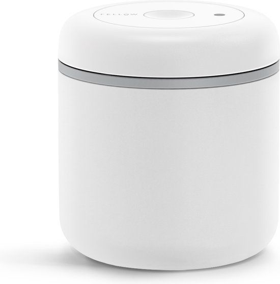 Fellow Atmos Vacuum Canister - 0.7L - Matte White Steel