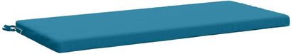 vidaXL Coussin de banc SOEST 100% Polyester Bleu clair 120 x 50 x 5 cm