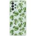 Samsung Galaxy A73 5G Bedrukt siliconen hoesje Feuilles de monstera