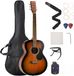 VEVOR Guitare acoustique Dreadnought 40 pouces / 1016 mm Set pour débutants Adulte Sunburst