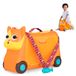 B. toys - Gogo Ride-On - Lolo - glijvoertuig speelgoed - oplaadbare kattenkoffer - kinderbagage - opbergruimte voor reizen - vanaf 2 jaar