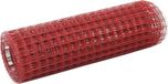 vidaXL Kippengaas 25x0,5 m staal met PVC coating rood