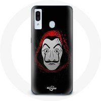 Maniacase Etui voor Samsung Galaxy A40 La casa de papel Masker