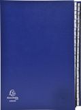 Exacompta Sorteermap Ordonator® 26 indelingen - alfabetische tabs van A-Z - Blauw