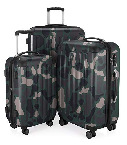 Hauptstadtkoffer - SPREE - 3-delige kofferset - camouflage