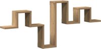 vidaXL Wandplank - Muurmontage - Artisan Eiken - 104,5 x 43 x 10 cm