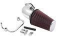 K&N Aircharger Kit compatibel met Harley Davidson Sportster-modellen 883/1200cc 2007-2016 - Gepolijst (63-1126P)