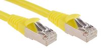RS PRO Ethernetkabel Cat.6, 3m, gele patchkabel, A RJ45 F/UTP stekker, B RJ45, LSZH