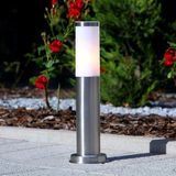 Lindby - Buitenlamp - 1 Licht - Roestvrij Staal, Polycarbonaat - H: 45 cm - E27 - Roestvrij Staal, Wit
