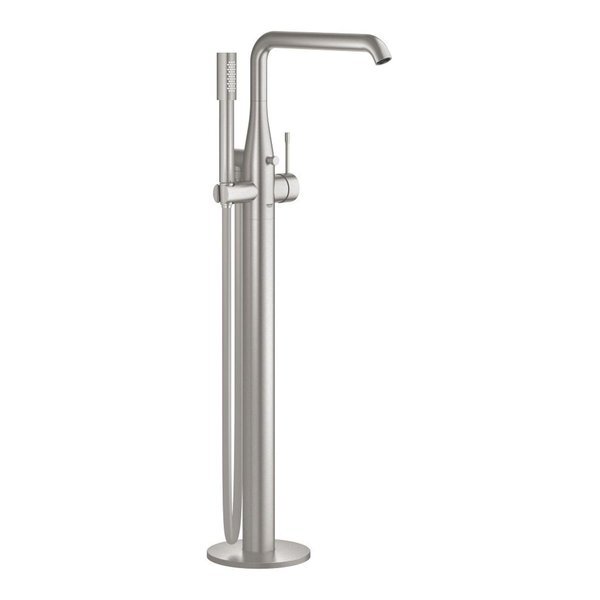 GROHE Essence Afbouwdeel v. vrijstaande badkraan m. omstel m. draaibare uitloop 27.7cm Supersteel 25248DC1