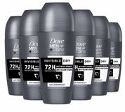Dove Men+Care Advanced Invisible Dry Anti-Perspirant Roll-on – 6 x 50 ml – 72 Uur Bescherming – 6 Stuks