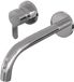 Brauer Chrome Edition Inbouw Wastafelmengkraan met Gebogen Uitloop en Rozetten Model D2 Chroom