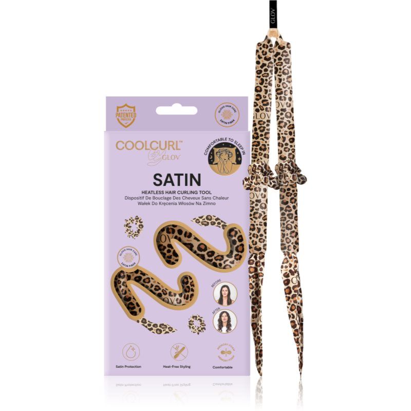 Glov CoolCurl Glov Satin Krultang Hittevrij Met Memory Foam voor Droomachtige Krullen Zachte Haarverzorging Elegante Coating Anti-breek en Frizz Bescherming Comfortabele Styling
