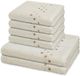 Ross 6-delige handdoekenset Stoneline naturel