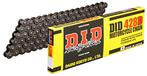 DID 428D Chain (Black and Black) - Length: 136 links with clip connection (RJ)