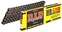 DID 428D Chain (Black and Black) - Length: 136 links with clip connection (RJ)